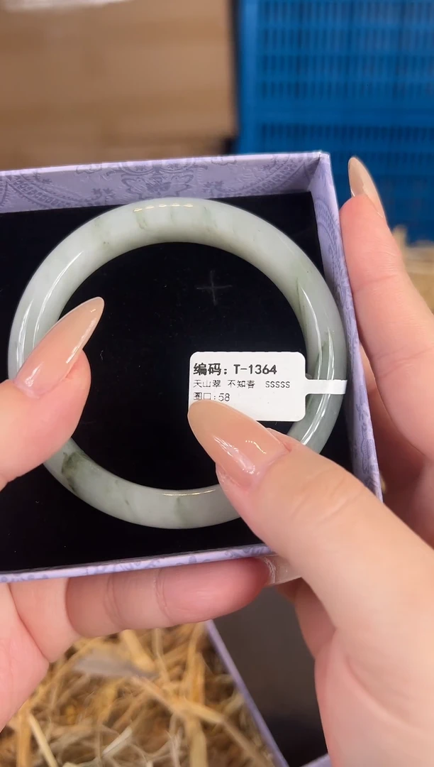 未镶嵌手镯石英质玉T1364