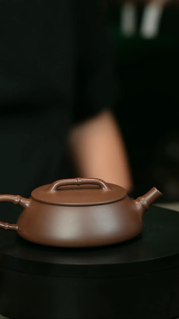 茶壶紫砂事**上H1458赵信军竹节瓢