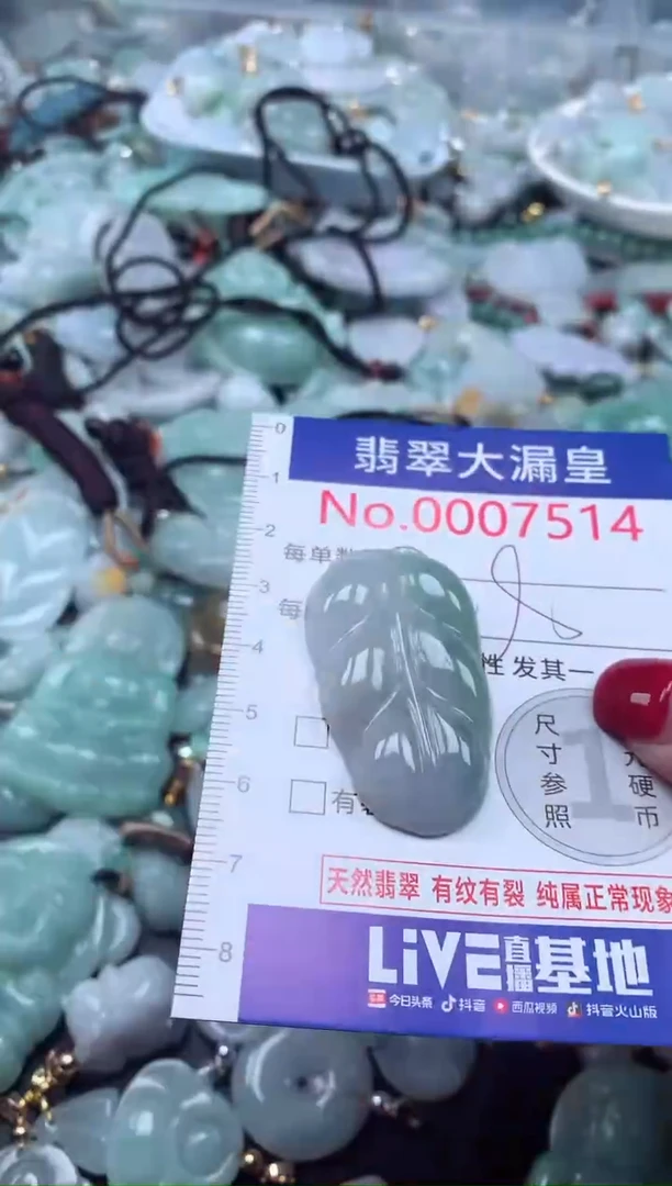 颈饰未镶嵌翡翠7514