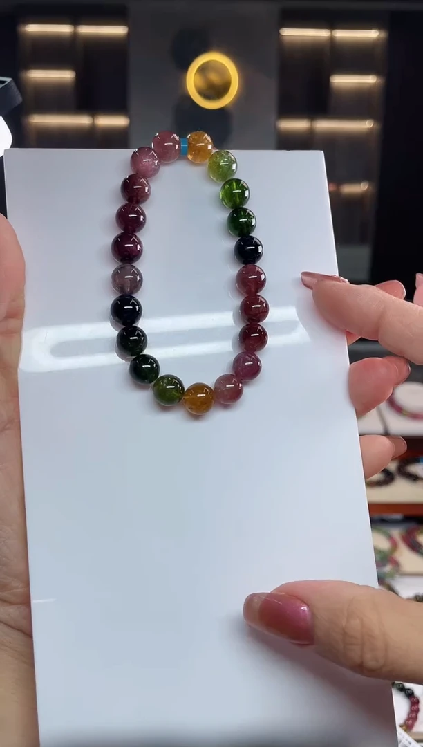 单圈手串未镶嵌碧玺（多样性发一条）T
