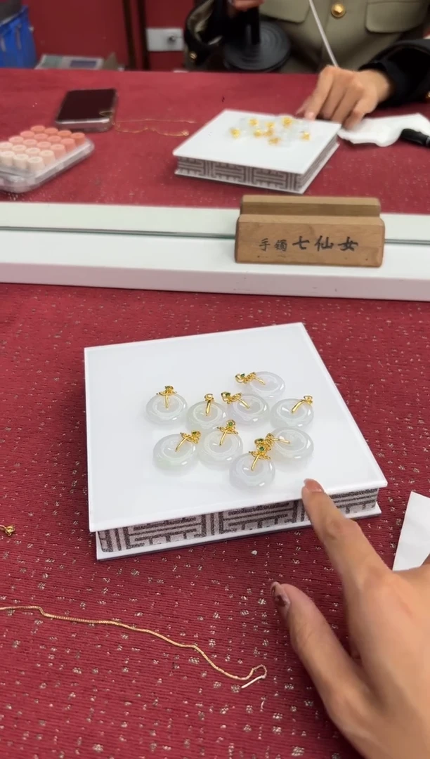 【闪购商品】翡翠颈饰银S925镶嵌576225/多样性发一件