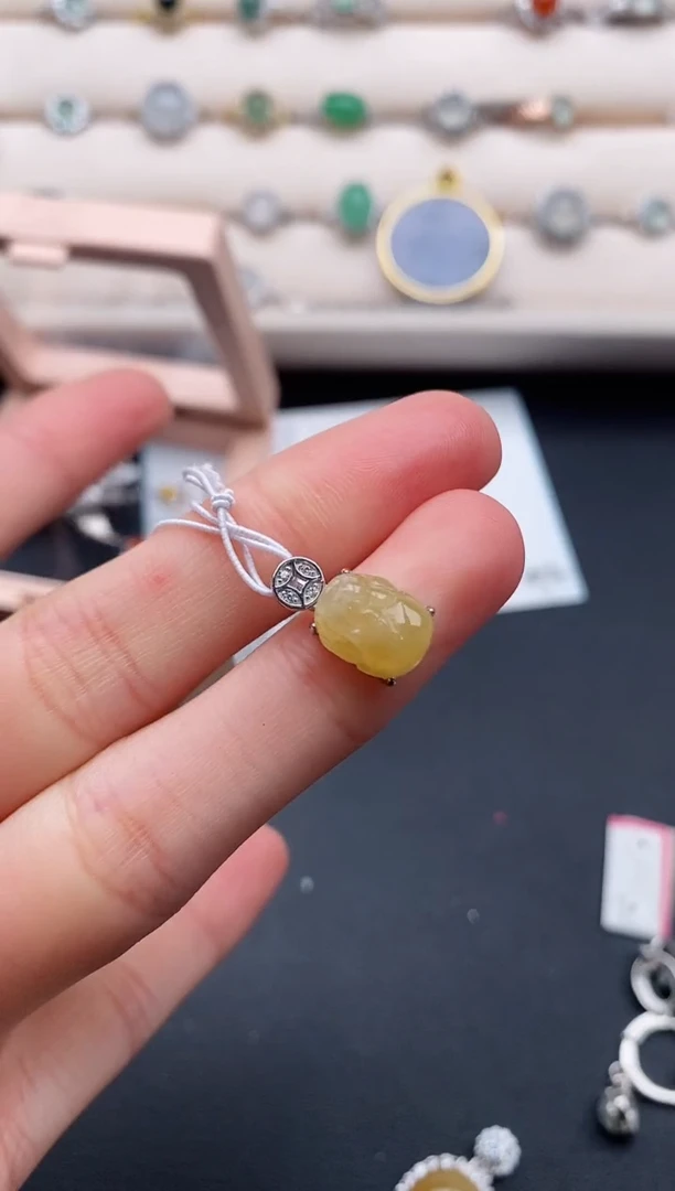 银S925镶嵌戒指翡翠555555+7