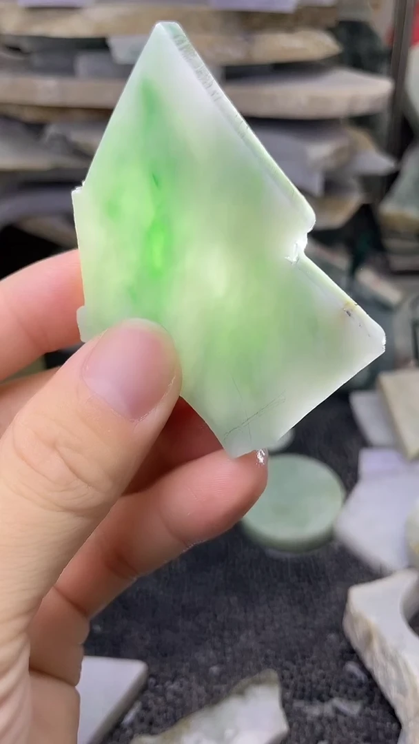 裸石翡翠天然A货翡翠板料