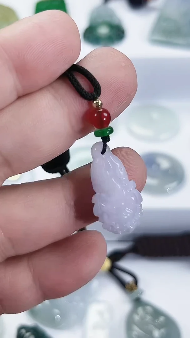 颈饰未镶嵌翡翠天然缅甸A货翡翠