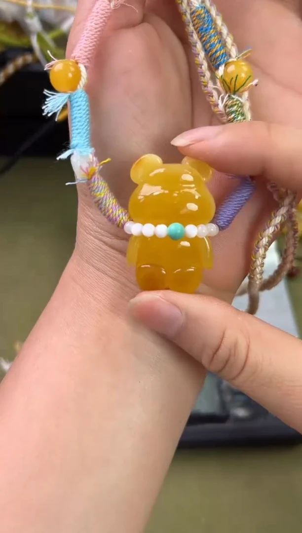 裸石琥珀未镶嵌琥珀蜜蜡吊坠