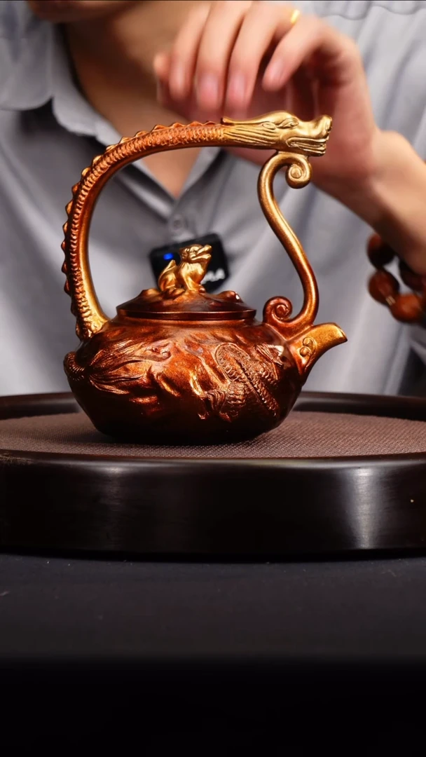 茶壶紫砂提梁