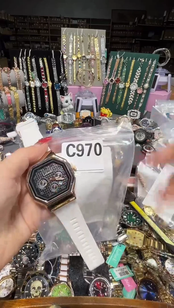 石英机芯不锈钢不锈钢直播定闪专用