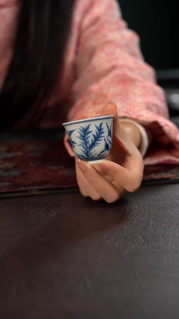 活动价雲山敬古松竹梅铃铛杯