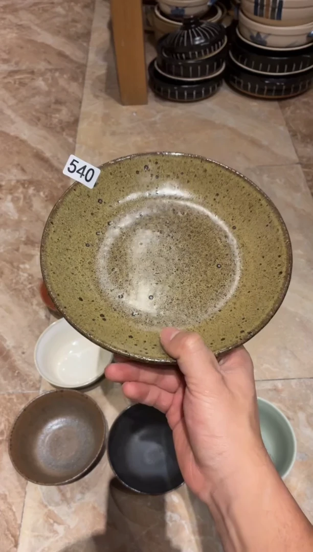 瓷片酥***酥540鹧鸪斑锅盘1个