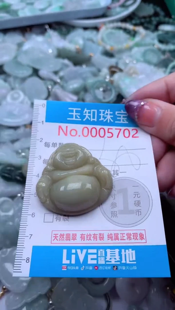 翡翠未镶嵌吊坠(不含链)5702