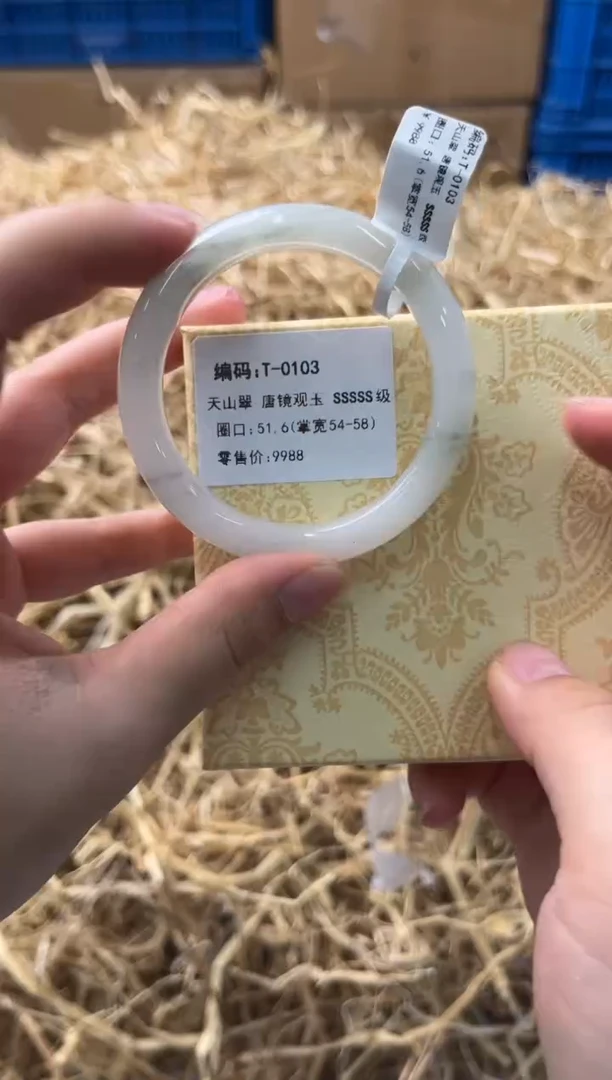 未镶嵌手镯石英质玉T-0103