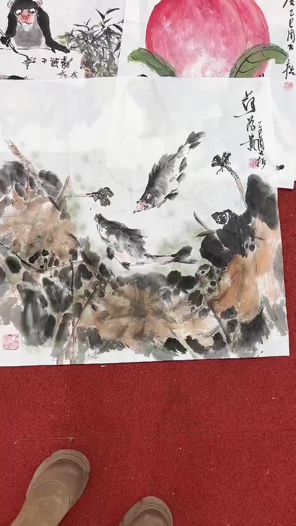 国画周大拙/国画/花鸟
