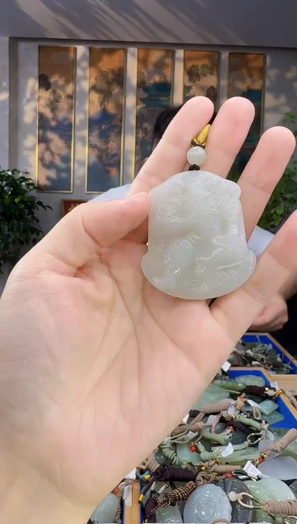 未镶嵌和田玉挂件拍一发一