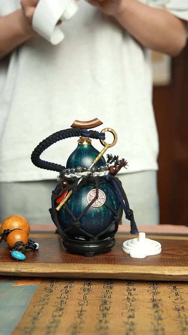 141号精品大漆酒葫芦防腐防渗装水茶酒