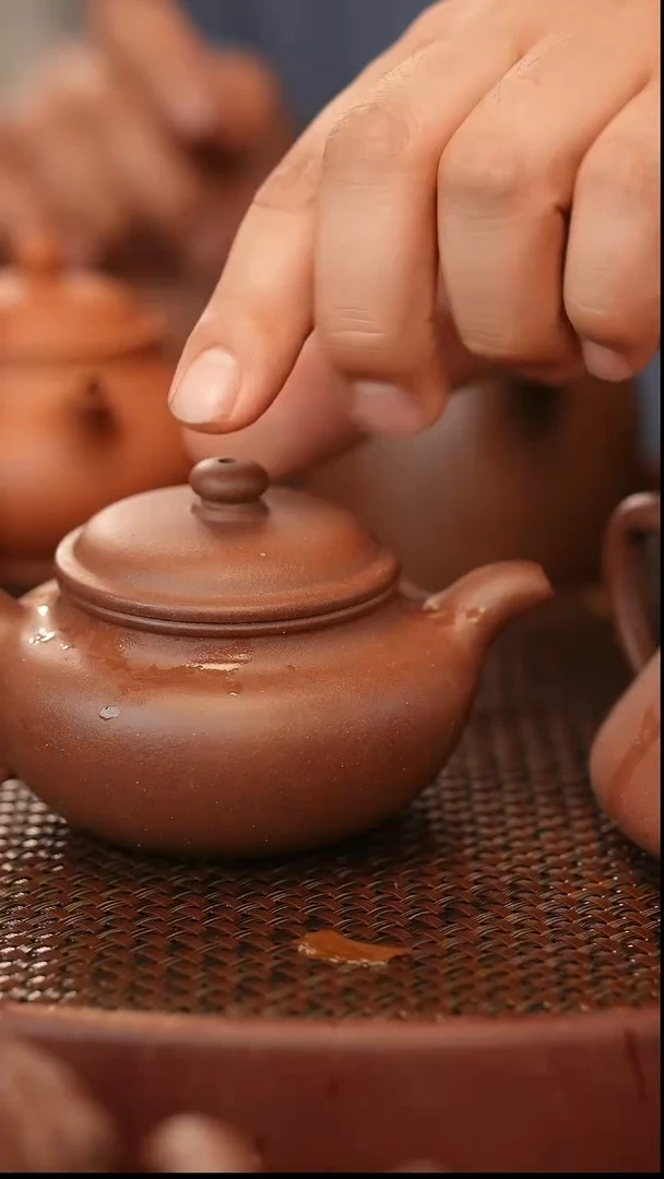 茶壶紫砂原矿手工紫砂仿古 紫泥 170cc