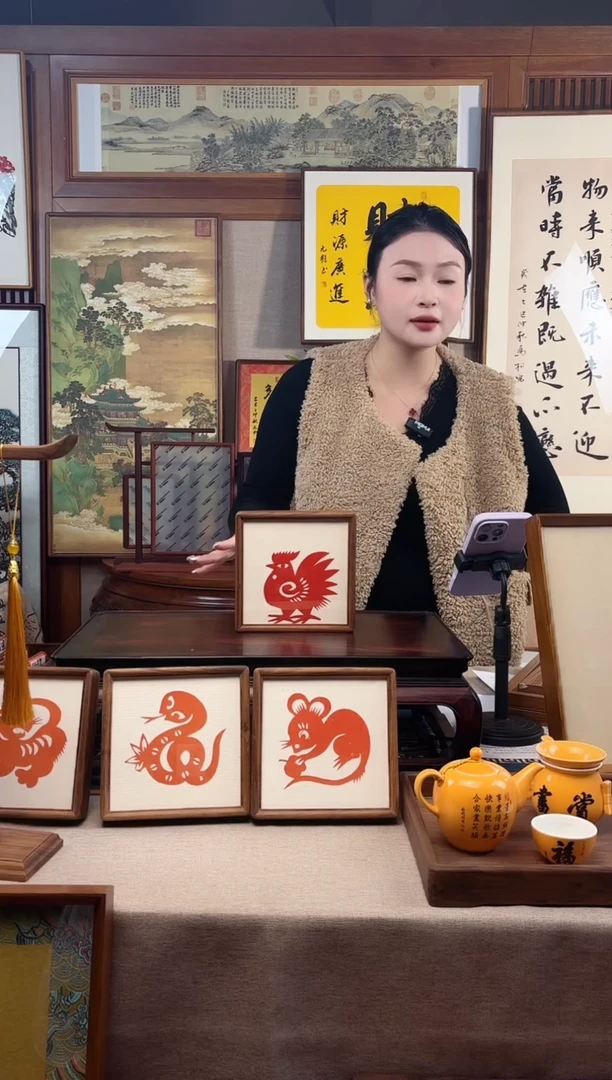 实木竖款风**帆景天文创相框/字画框精品福利款14*28檀香