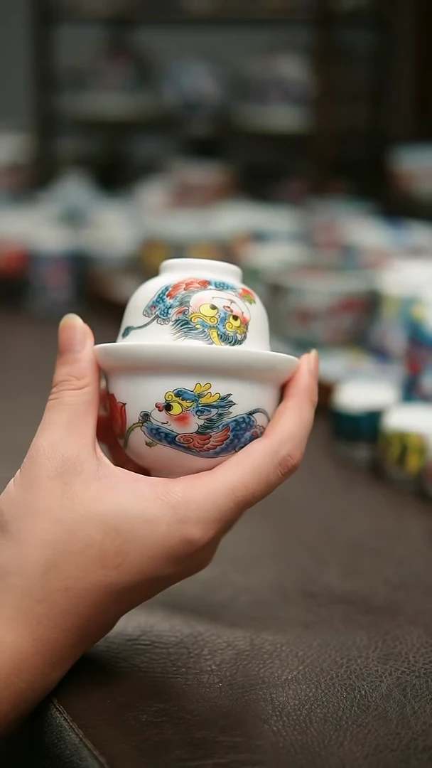 拙明院（清仓价格）盖碗+小压手