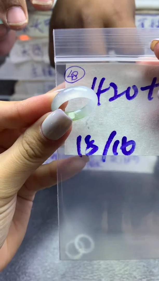 【闪购商品】定制翡翠未镶嵌戒圈1516*430元毛货需精抛光发