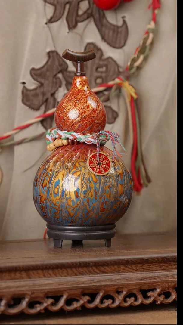238号精品天然大漆酒葫芦一物一拍~**