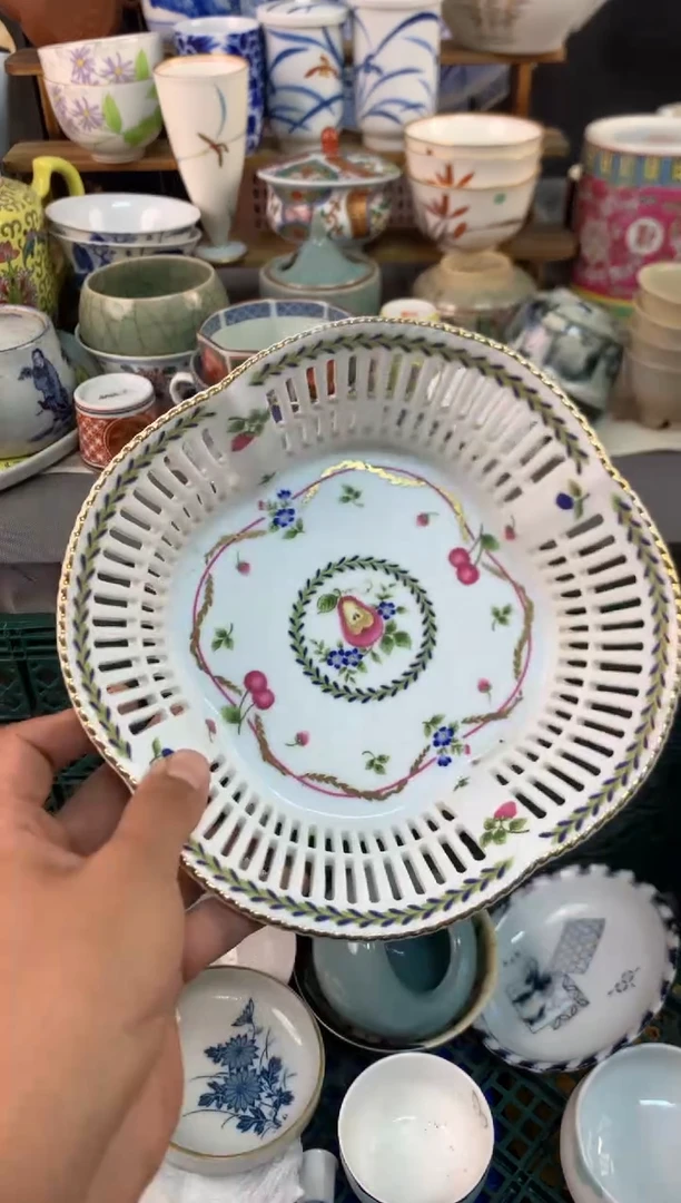 瓷片茶盏陶瓷陶片