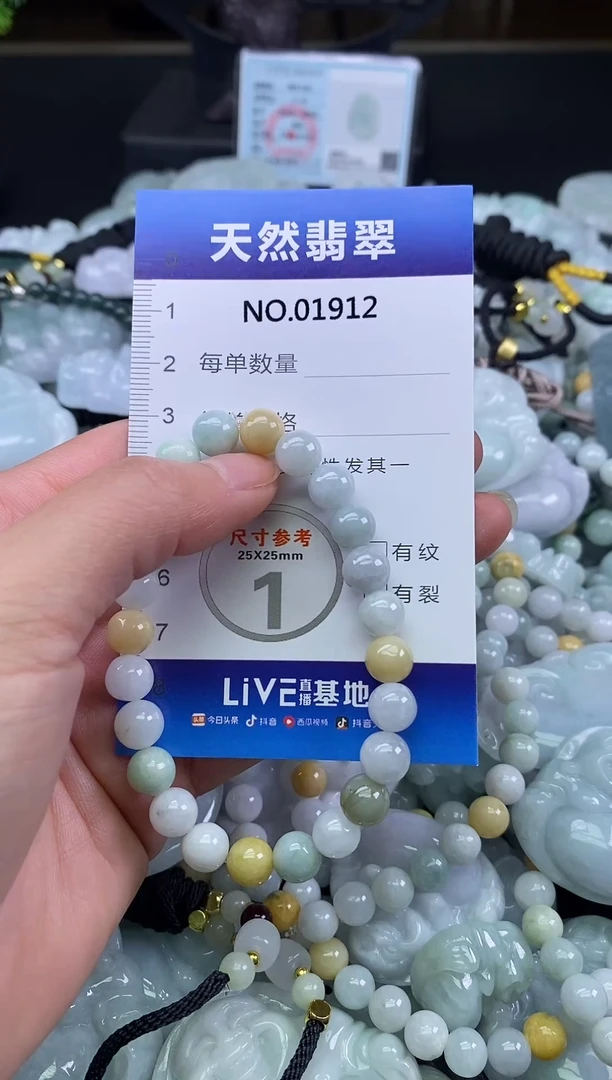 颈饰未镶嵌翡翠天然缅甸翡翠1912