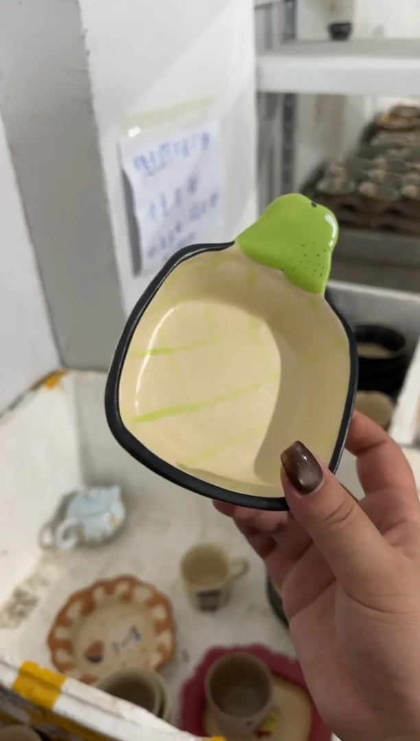 陶瓷苹果碗【十里高温釉下彩陶瓷】