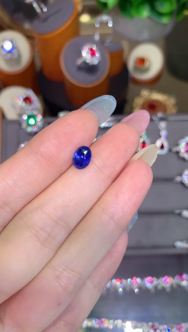 蓝宝石裸石未镶嵌1.54CT  无烧