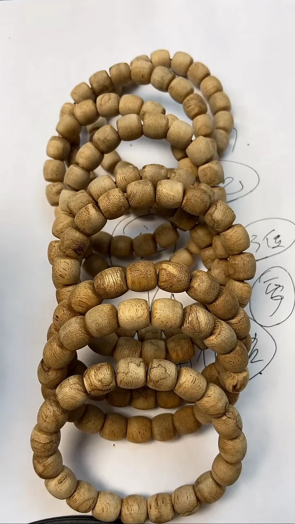 沉香手串【老蒙】CLF5429香港虎斑天然野多样性发一