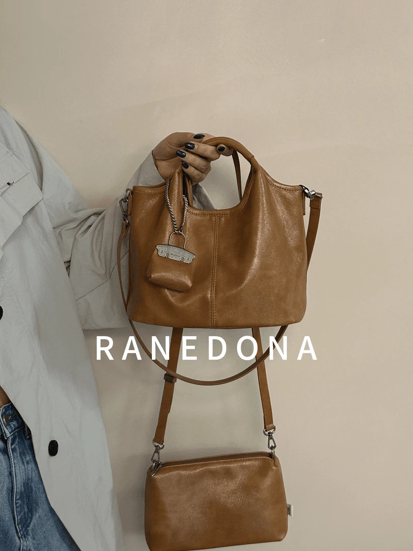 【HuHu专属】原创设计菜篮子女包手提单肩包休闲简约斜挎包D503652