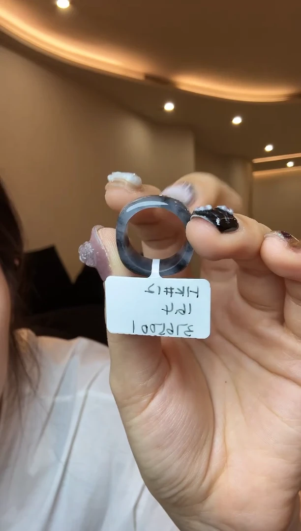 【闪购商品】和田玉戒指未镶嵌12码青花