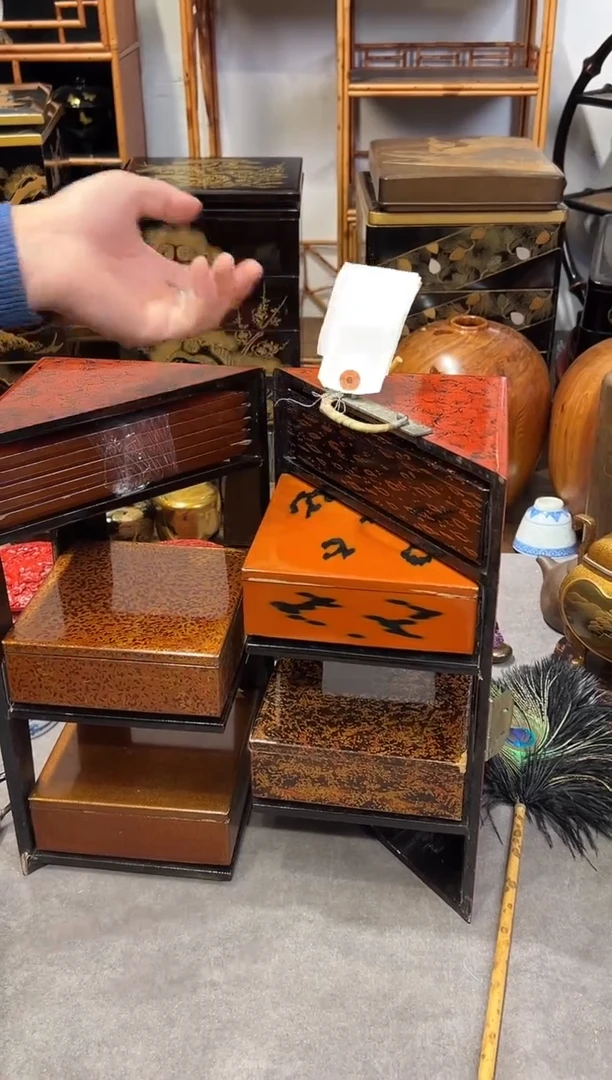 段重套组 大漆漆器大漆漆器