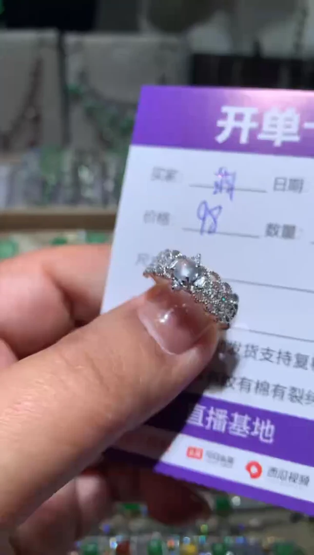 银S925镶嵌翡翠耳饰萌*鹿萌芽鹿
