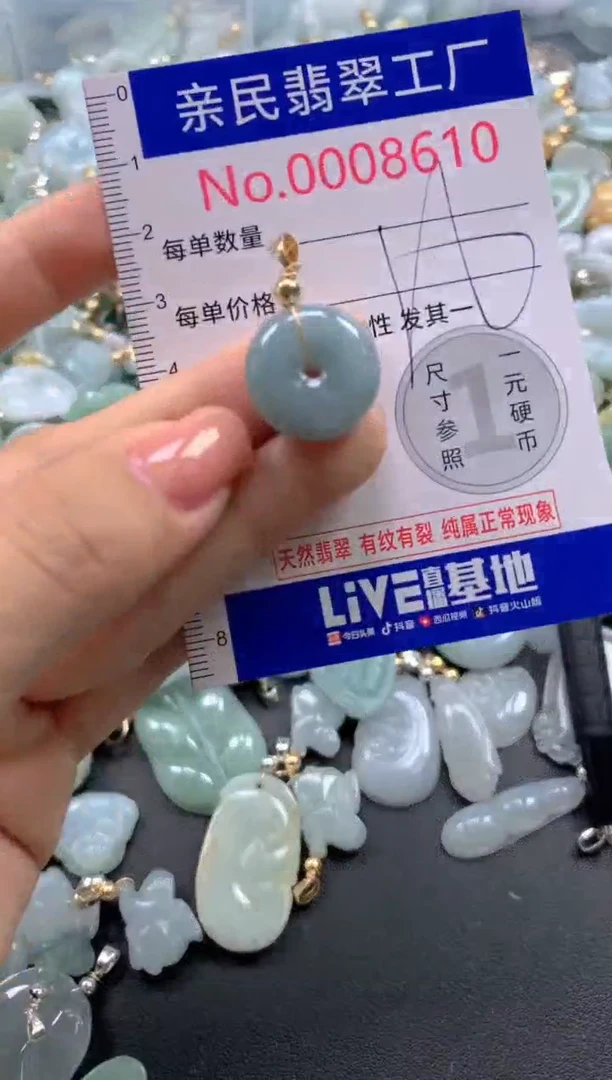 颈饰未镶嵌翡翠8610
