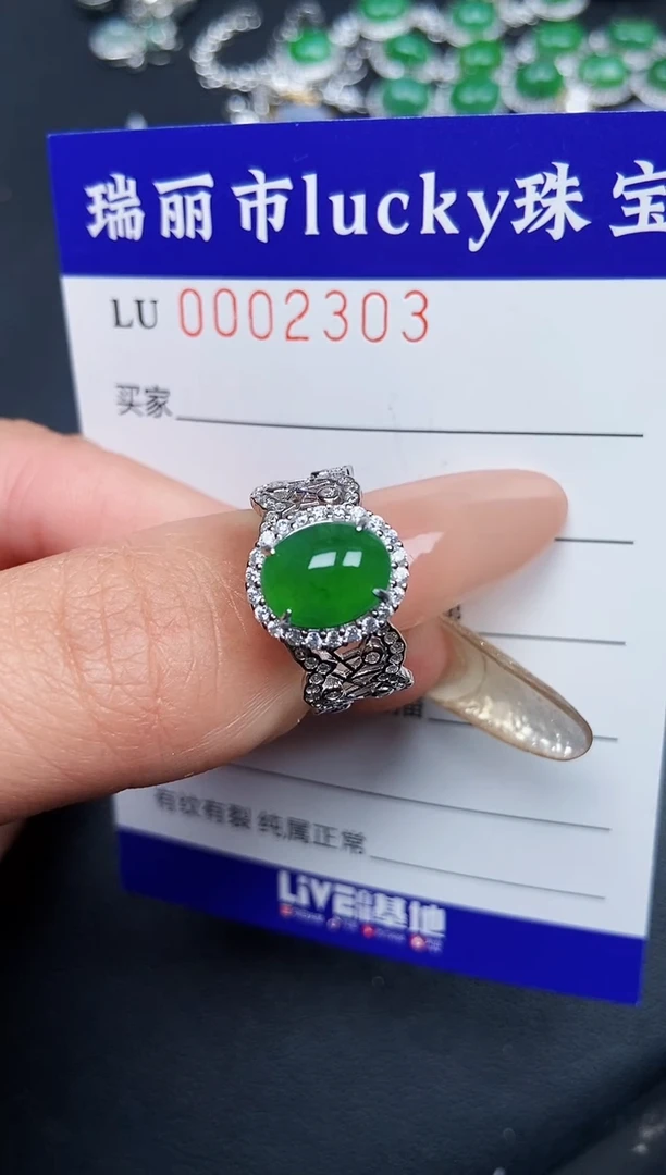 【闪购商品】翡翠颈饰银S925镶嵌2303