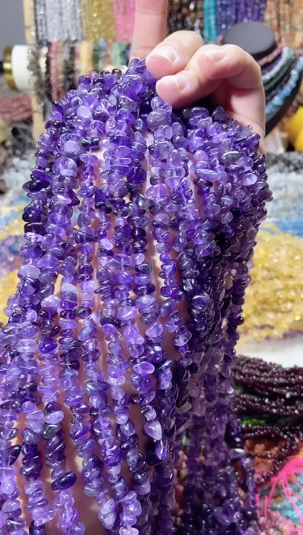未镶嵌珠宝半成品水晶紫水晶