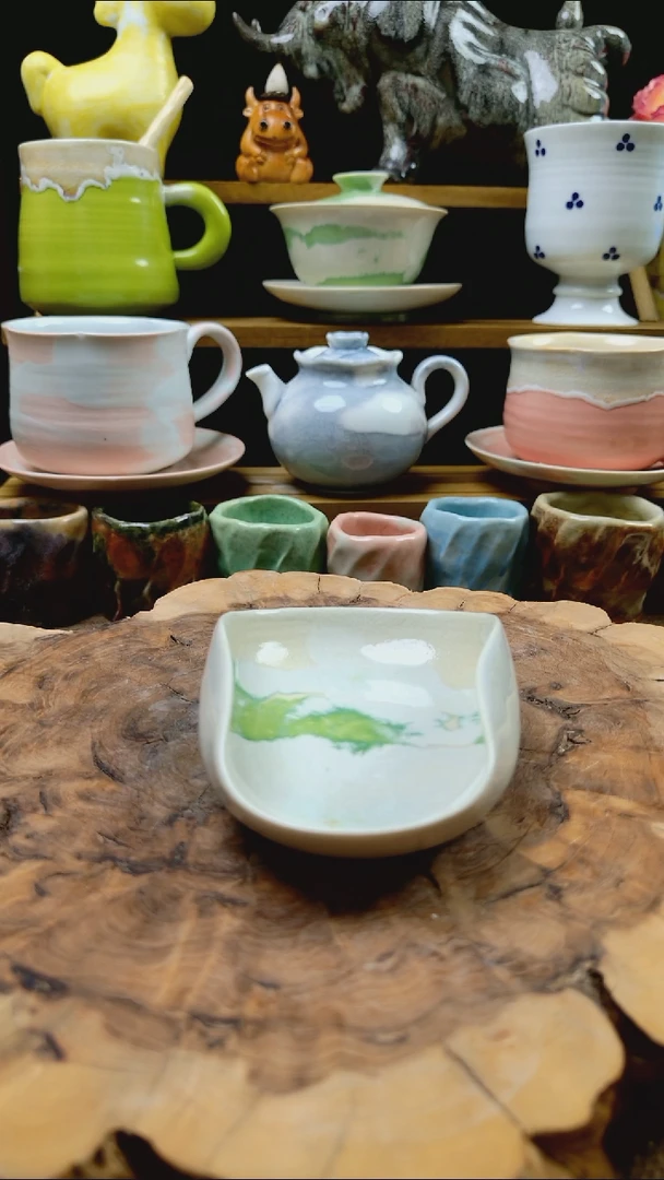 高温颜色釉窑变系列 微瑕 茶择 18