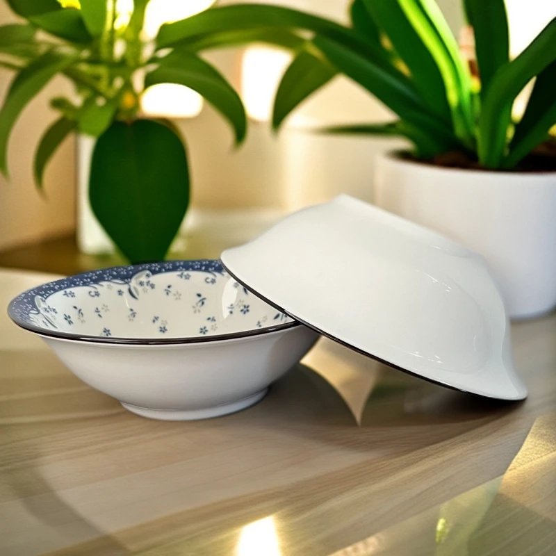 【新品福利】4只7英寸蓝色故乡饭碗