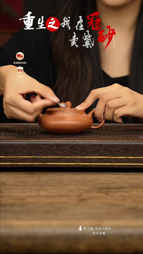 茶壶紫砂冠砂茶器24