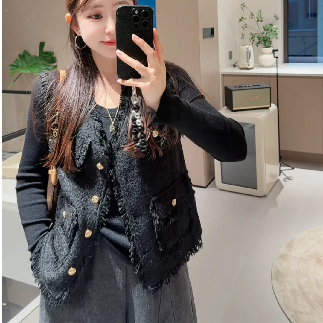 YX五MJ202509291新款小香马甲气质小香风时尚