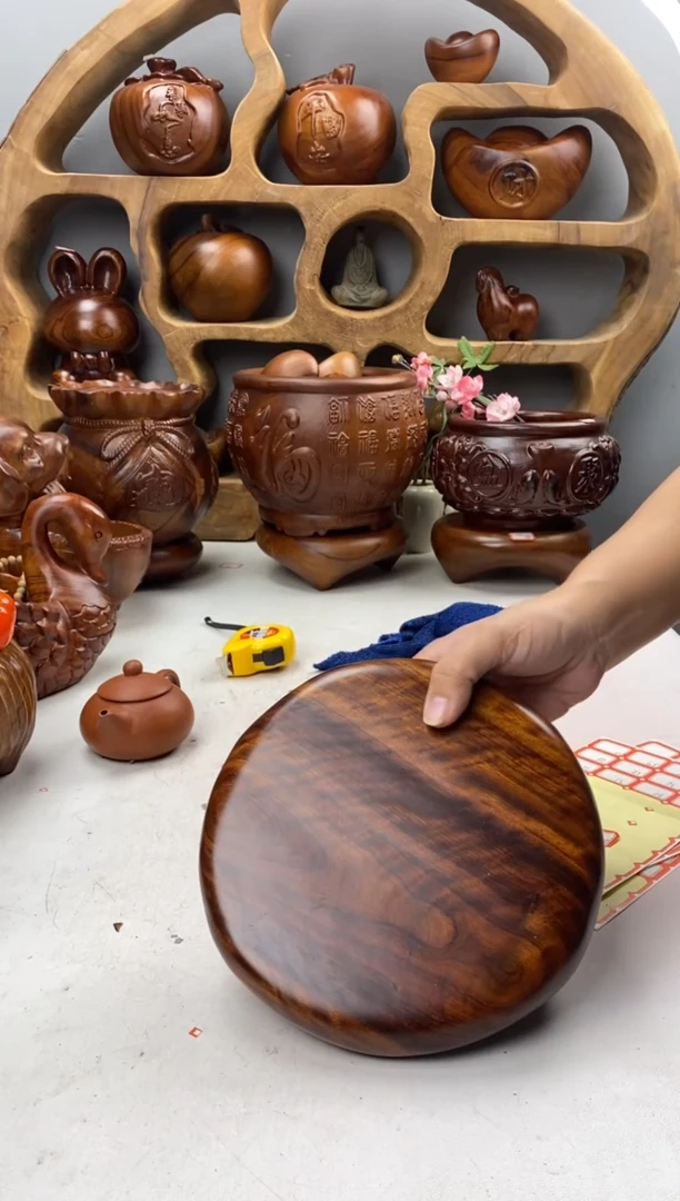 香樟木A28三足墩墩/尺寸