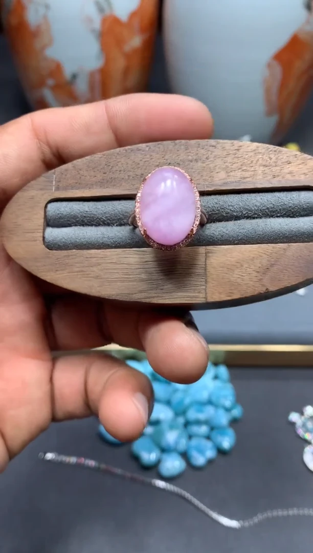 【闪购商品】锂辉石戒指未镶嵌W25（随机性发货只发一单）