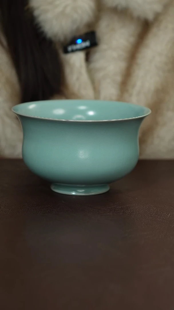 摆件陶原矿原釉汝宋汝瓷