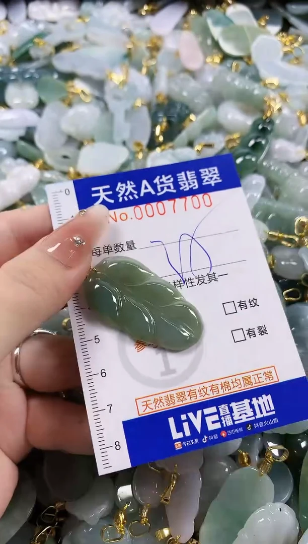 颈饰未镶嵌翡翠天然A货翡翠
