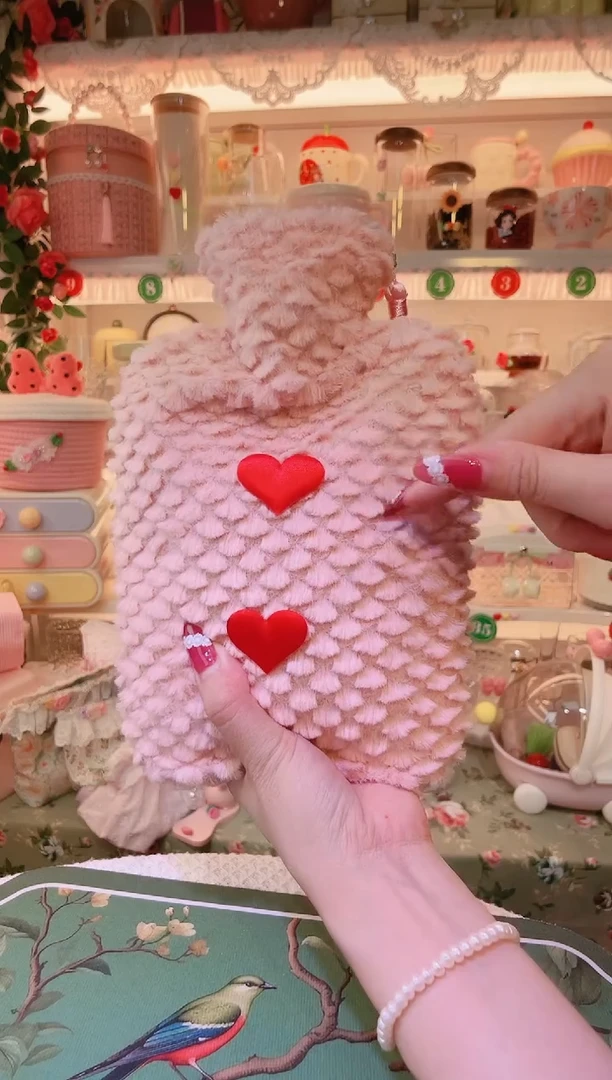 热水袋粉色——手工制作品质好！