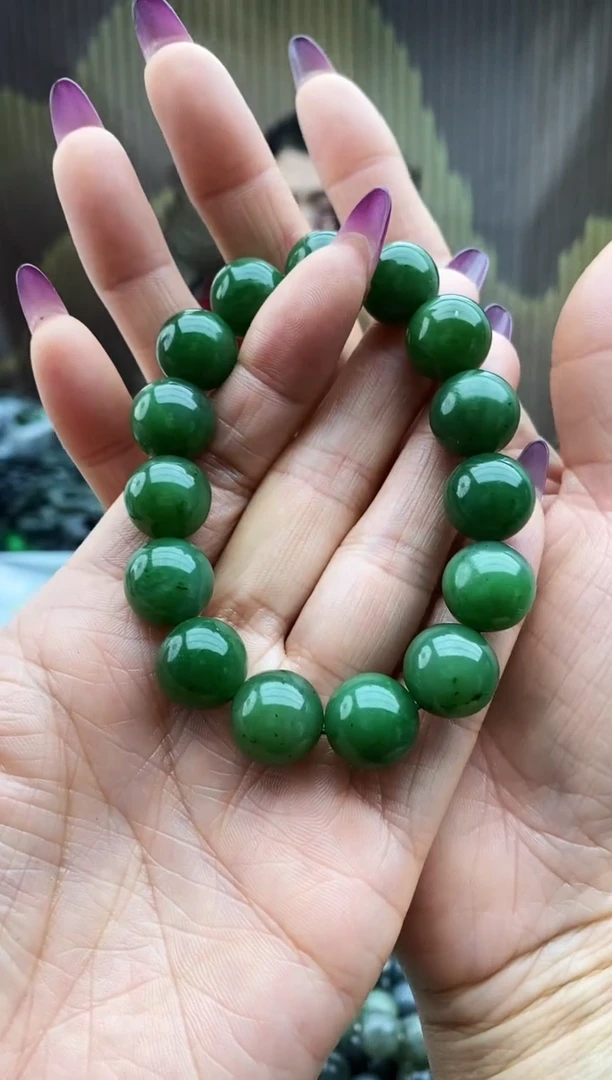 未镶嵌手串和田玉碧玉14