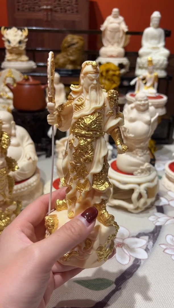 木大刀关公鎏金工艺