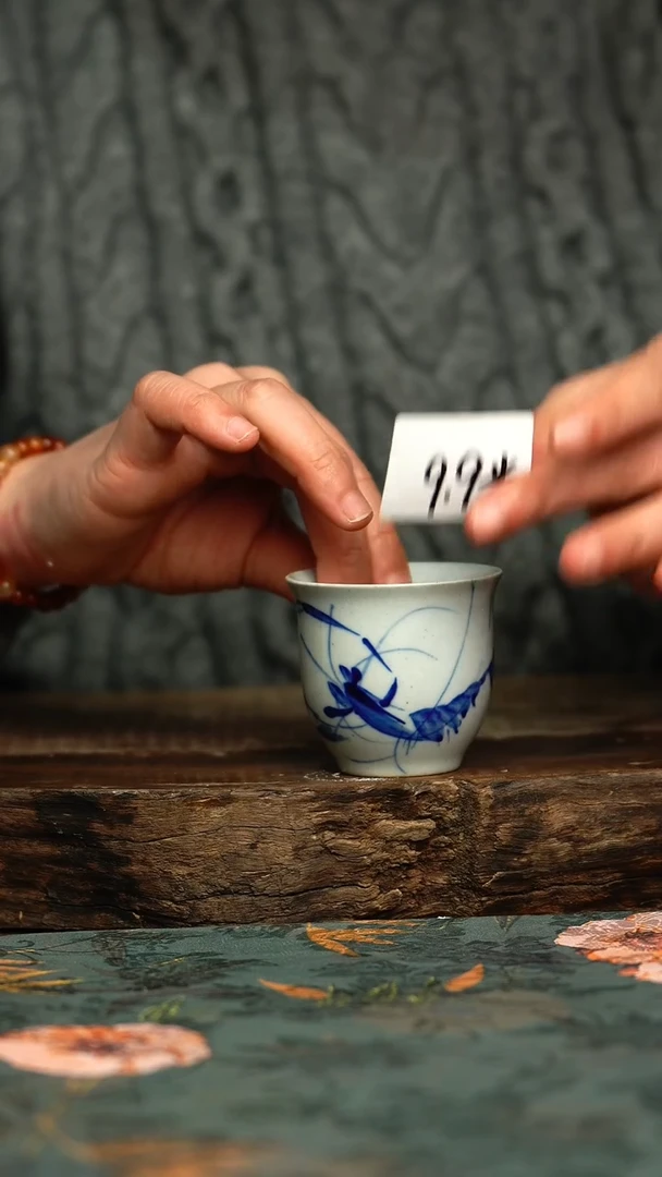 【闪购商品】杯釉下彩手工手绘同款陶器