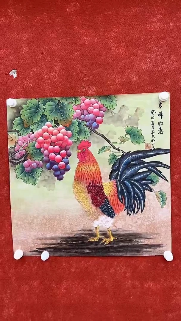 国画9.27-XY-黄春香-斗方-B003