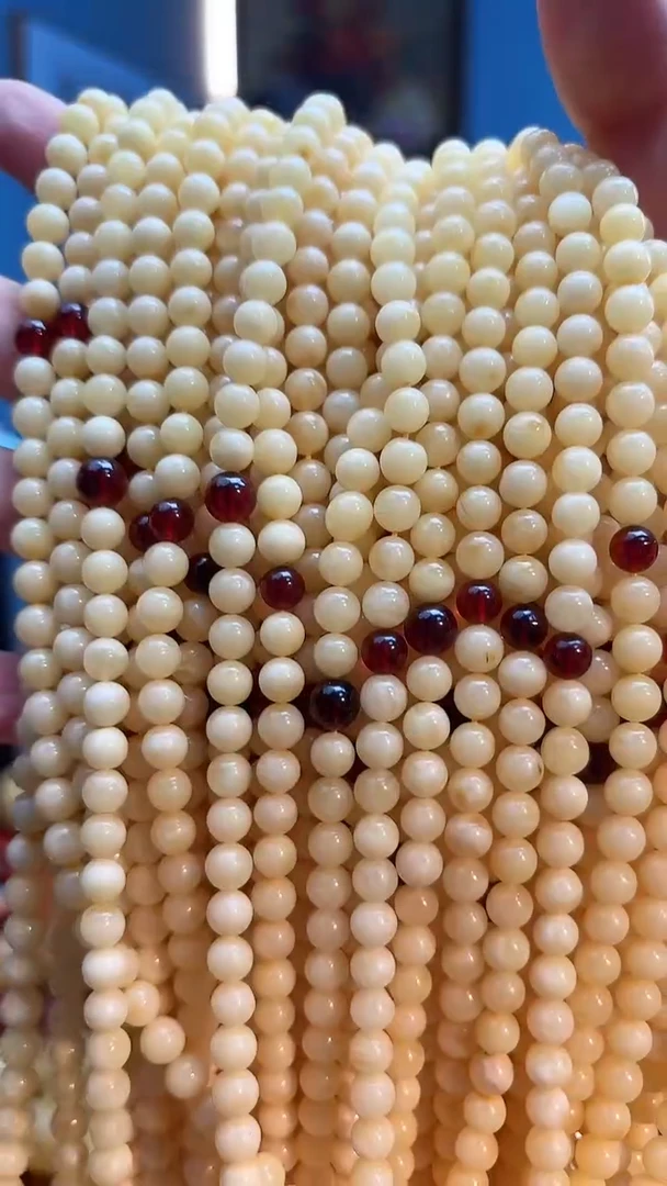 琥珀颈饰未镶嵌项链（多样性发其一）