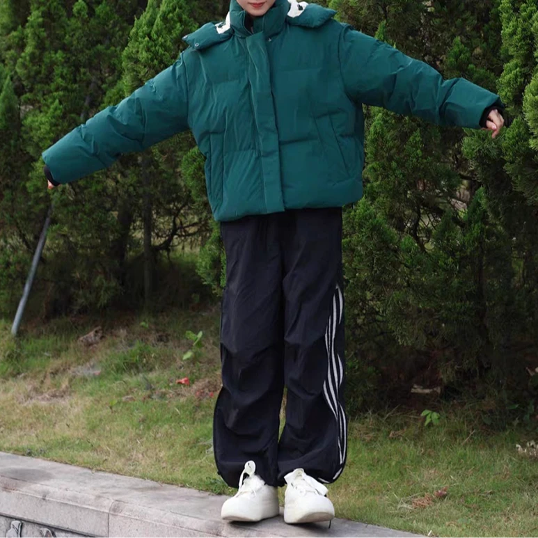 宝丫轻奢  女式时尚露营防风保暖短款鹅绒服外套W19